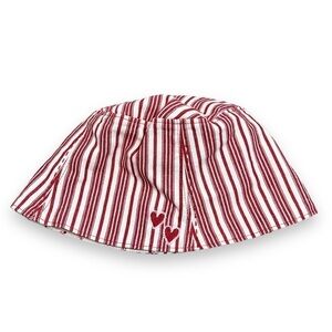 BABY Gap Hearts and Stripes‎ Reversible Girls Valentines Day Hat 12-18 mo.